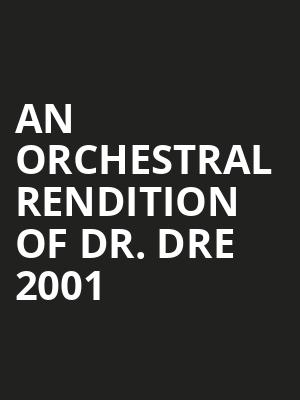 An Orchestral Rendition of Dr Dre 2001, Knitting Factory Concert House, Boise
