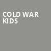 Cold War Kids, Knitting Factory Concert House, Boise